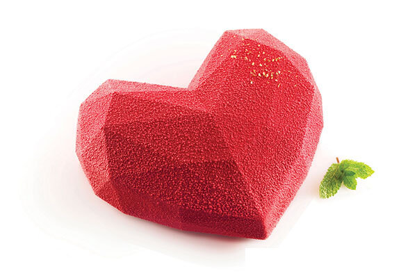 MOULE SILIKOMART AMORE ORIGAMI 150X135 H55MM600ML