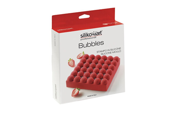 MOULE SILIKOMART BUBBLES 180 X 180MM H 50MM VOL 1400ML TORTAFLEX