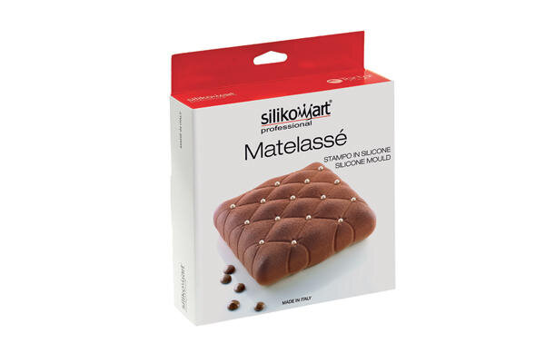 MOULE SILIKOMART MATELASSE 160 X 160MM H 53MM VOL 1000ML TORTAFLEX