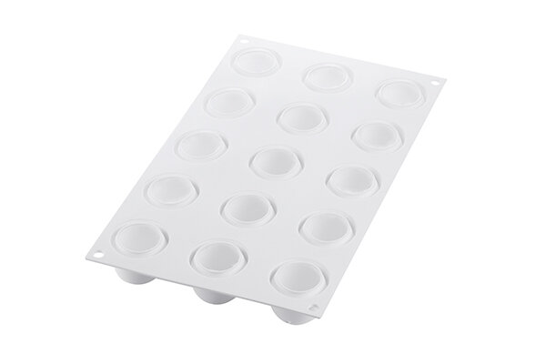 MOULE SILIKOMART MELA CILIEGIA PESCA 30 Ø 39MM H 30MM VOL 30ML