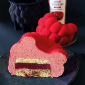 MOULE SILICONE TROMPE L'OEIL - FRAMBOISE 12CM 907ML