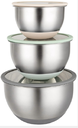 SET DE BOL MELANGEUR INOX 201 DIAM 16, 20 ET 24 CM