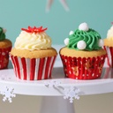 PME CAKE MINI CAISSETTE CUPCAKE ALU NOEL RUDOLPH 60 PCES