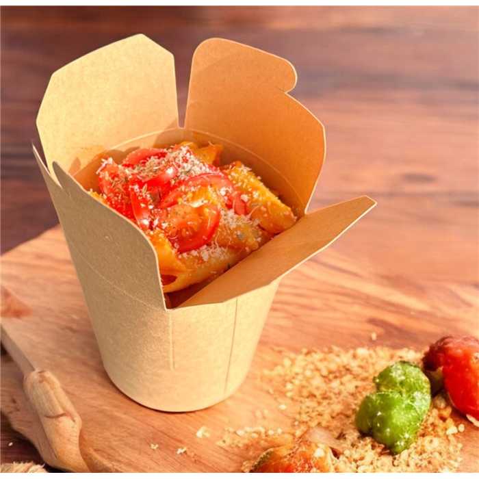 CORNET DE PATES KRAFT 950ML 10.5 x 9.5CM HT 12CM PAQUET DE 25 PCS