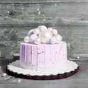 CAKE TOPPER BOULES BLANCHES NACRÉES 4 DIAM : 2CM, 2,5CM, 3CM ET 4CM PAQUET DE 12 PCS