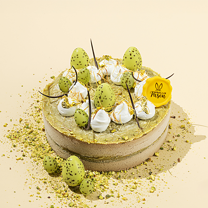 2069987 OEUF MACHA GREEN AVEC DES TÂCHES 3D 3,8 x 2,4 CM 96PCS ***S/CDE***