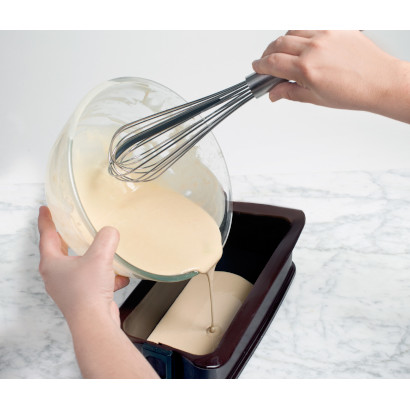 LACOR FOUET INOX 18/10 A/SPATULE SILICONE 32CM