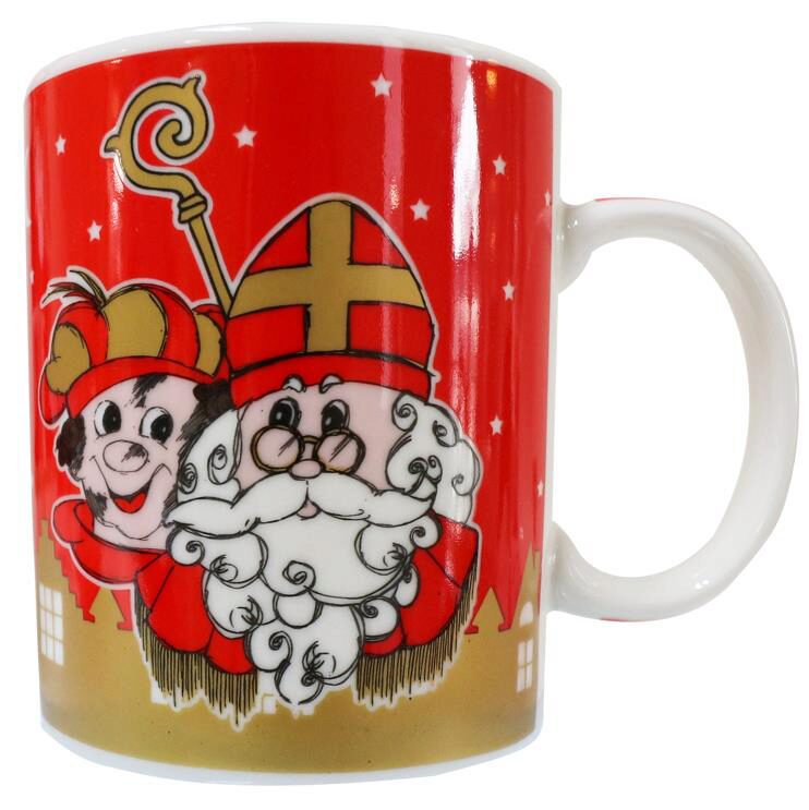 MUG SAINT NICOLAS ET PERE SUIE Ø80 X 95MM