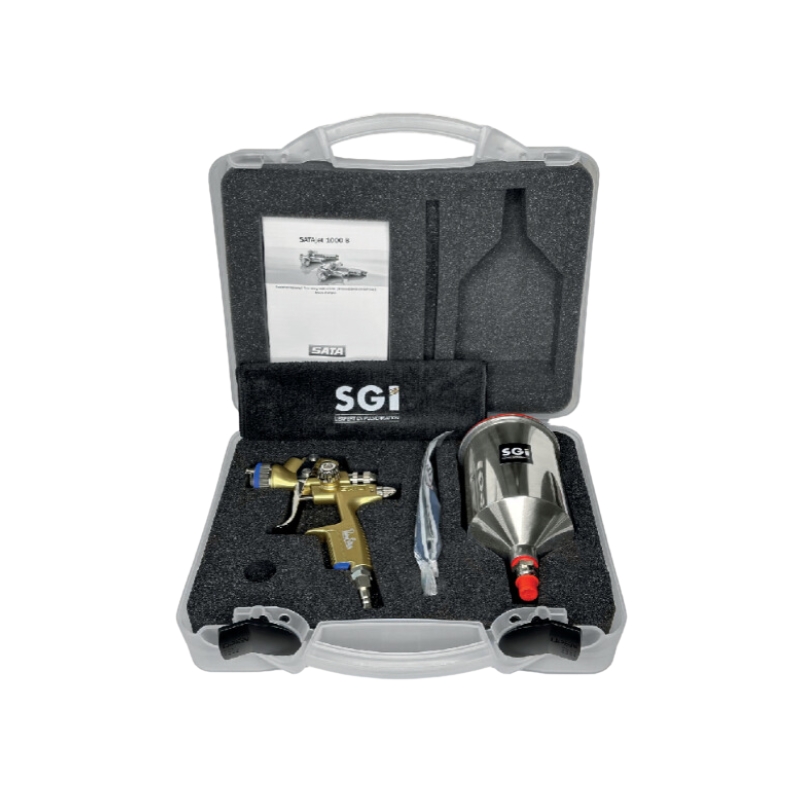 SGI VALISE AVEC PISTOLET SATAJET1000 B RP PASTRY 3ET ACCESSOIRES