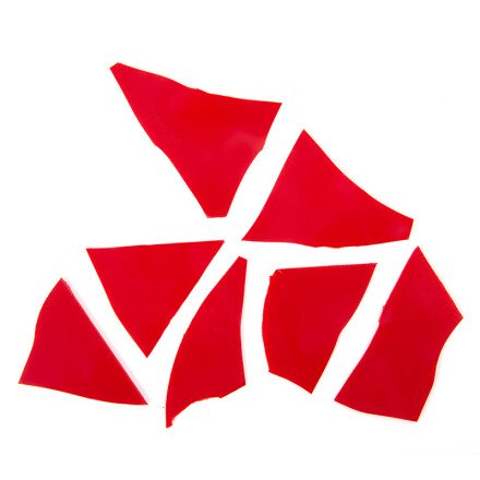 2075824 RED BREAKABLE CHOCOLATE 30X12CM 8PCS ***ON ORDER***