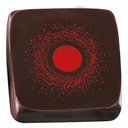 060878 PCB PRINTED SHEETS GARNET HEART 3 DESIGNS 4X4 CM 1500PCS ***S/CD***