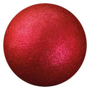 PCB Rood gekristalliseerde WC ballen ø 2.6 cm 63pces ***s/cd***