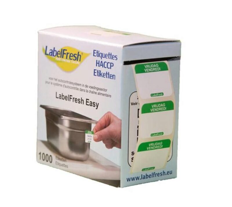 LABELFRESH *EASY* 1000 LABELS 30 X 25 MM "FRIDAY"