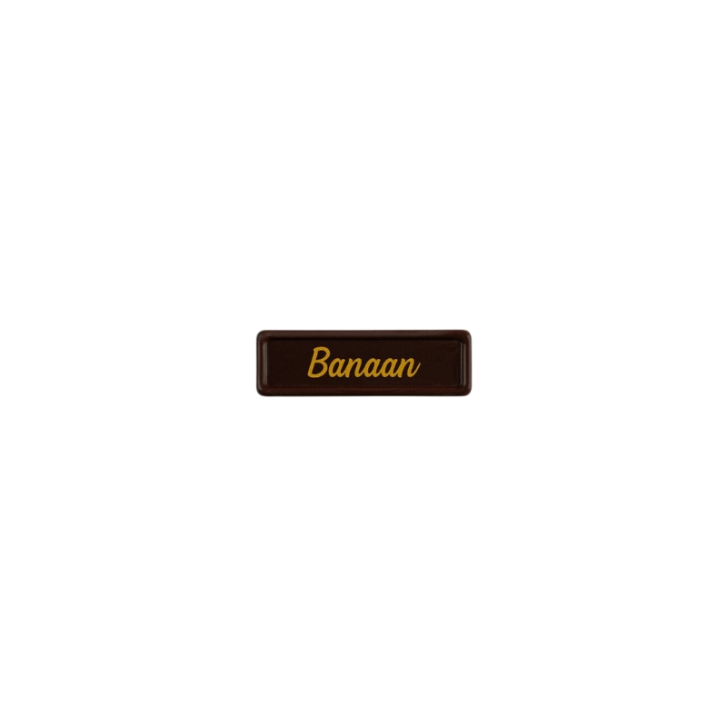 2002448 BANAAN PLATE 3.8X1.2 CM 300PCS ***S/CDE***