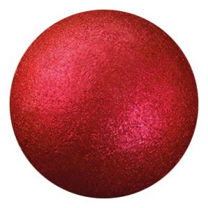 065291 PCB BOULES CB CRISTALLISÉES ROUGE Ø 3 CM 63PCES ***S/CD***