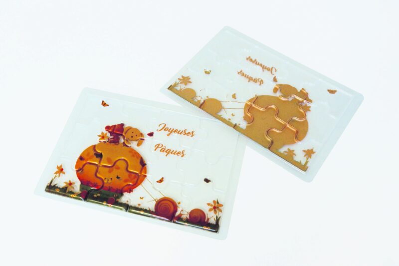 061113 PCB BLISTERS PUZZLES EN ROUTE 19X13 CM 10PCS ***S/CD***