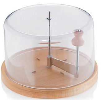 IBILI TETE DE MOINE HOUT MET PLASTIC KLOK 22 CM