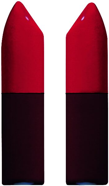 061238 PCB LIPSTICK MOLDS FOR 36 PIECES 2 DESIGNS H. 5.2 CM 2PCES ***S/CD***