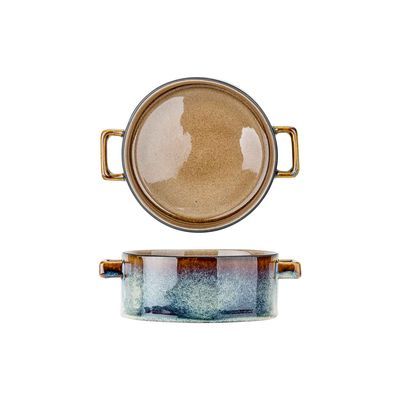 C&T QUINTANA  AMBER BOL 13CM  H 5.5CM 45CL - 5950013