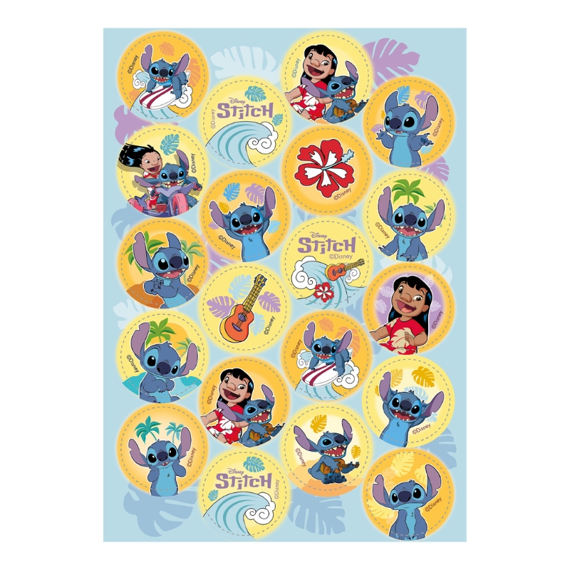 MINI ZETMEELSCHIJVEN STITCH Ø3,4CM