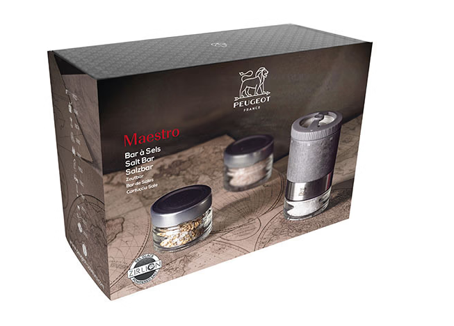 PEUGEOT MAESTRO U'SELECT Z BAR SALT LIGHT GRAPHITE 11CM + 3 PEPPERS - 46996