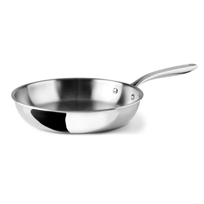 LACOR TRICHEF STAINLESS STEEL FRYING PAN 20XH4.5CM FOR ALL HEAT SOURCES 