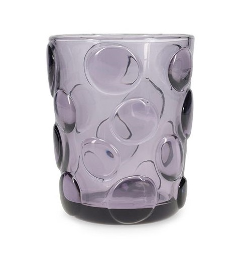 ONA SPOT GLASS GOBLET PURPLE 33CL FB - 704021