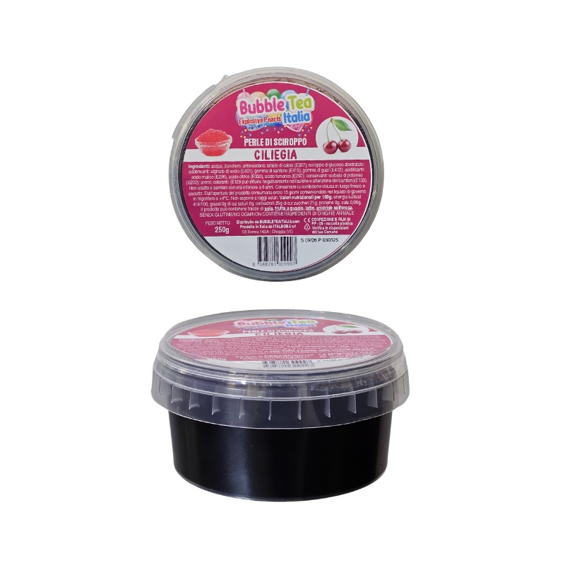 BLACK COFFEE PERLES DE FRUITS 250GR GOUT CERISE P/BUBBLE TEA