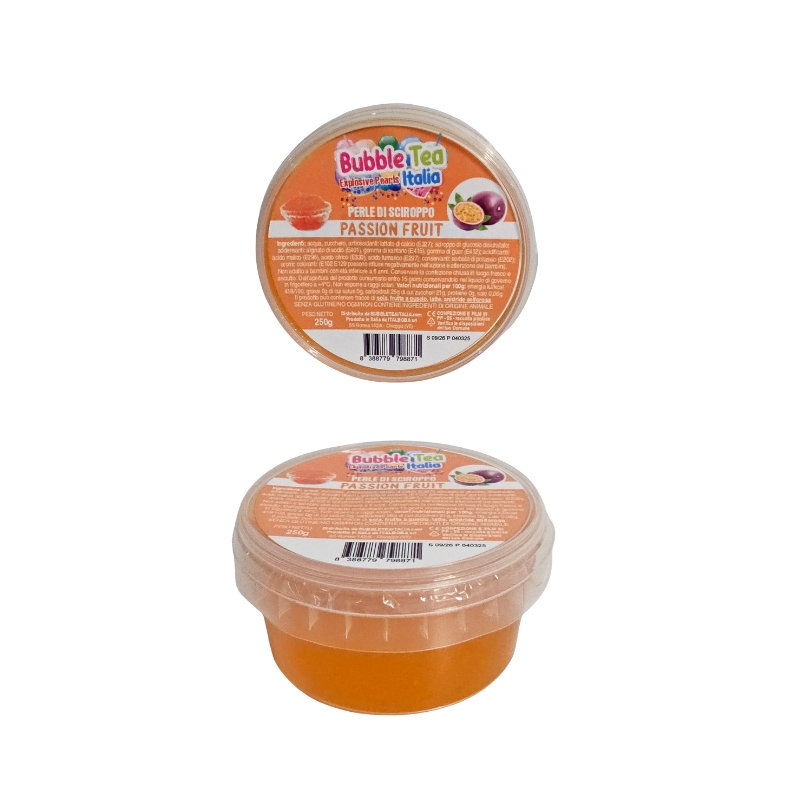 BLACK COFFEE PERLES DE FRUITS 250GR GOUT FRUIT DE LA PASSION P/BUBBLE TEA