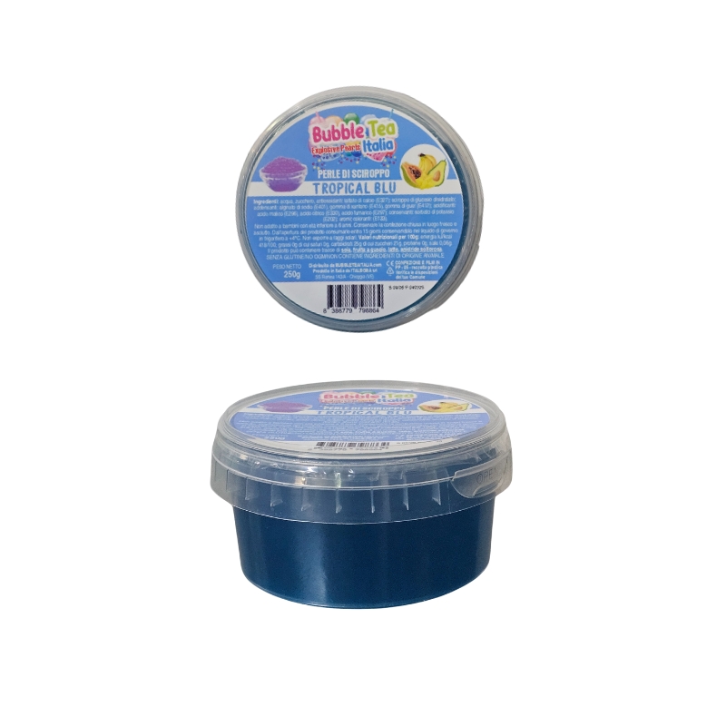 BLACK COFFEE PERLES DE FRUITS 250GR GOUT TROPICAL BLUE P/BUBBLE TEA