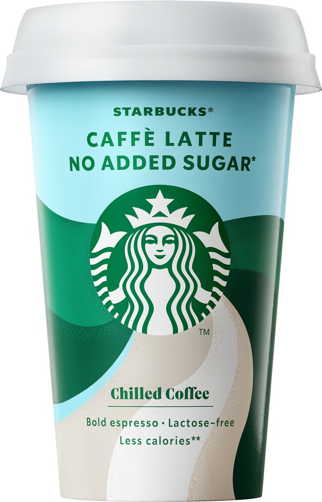 DRINK STARBUCKS CAFFE LATTE 10 X 220ML CUPS BS13072