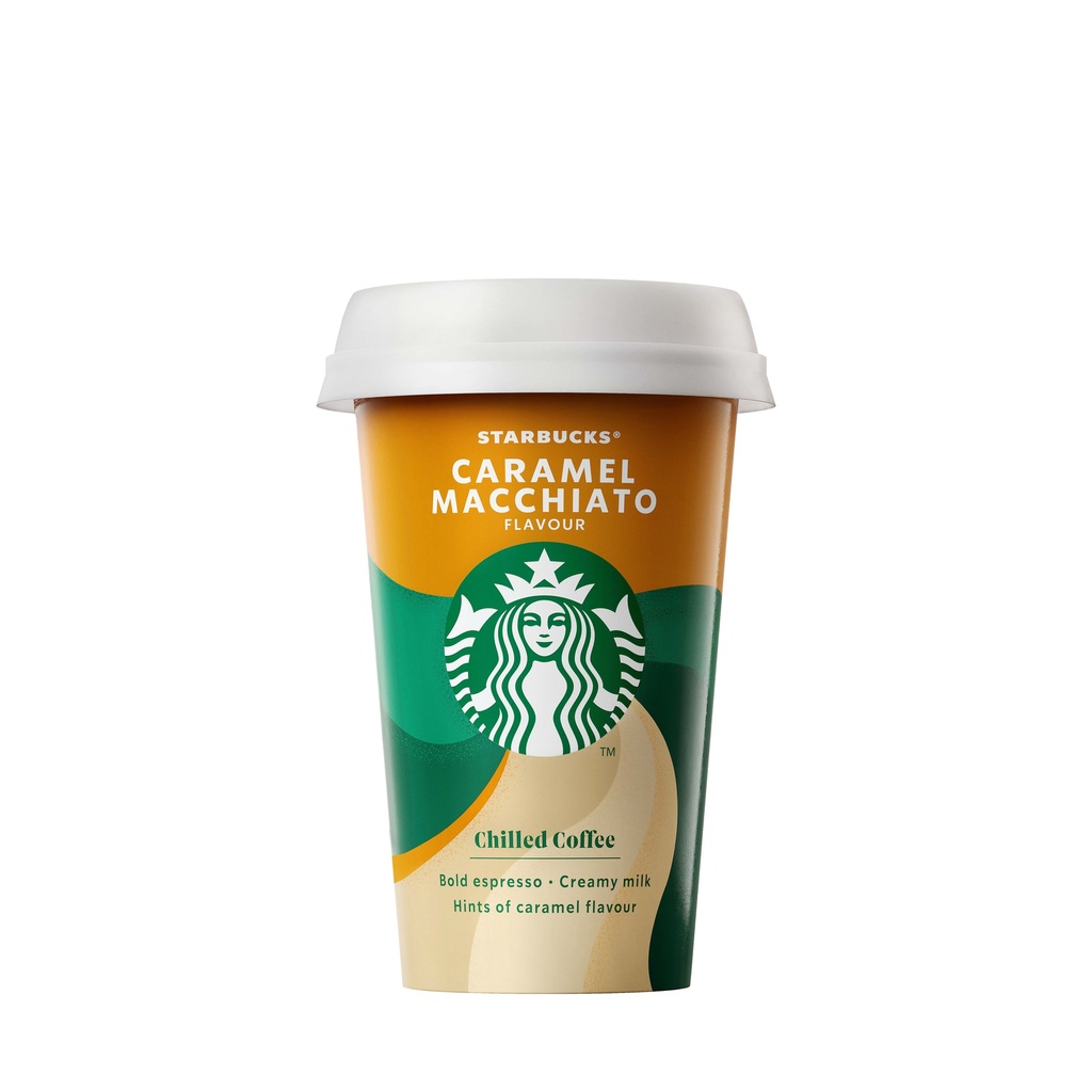 DRINK STARBUCKS CARAMEL MACCHIATO 10 X 220ML CUPS BS13073