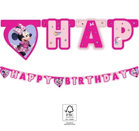MINNIE JUNIOR FSC GUIRLANDE PAPIER 1pc