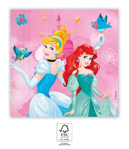 PRINCESS LYS SERVIETTES PAPIER
