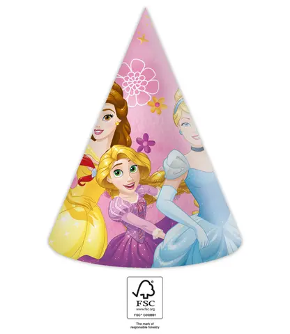 PRINCESS LYS  CHAPEAUX EN PAPIER 4 pcs
