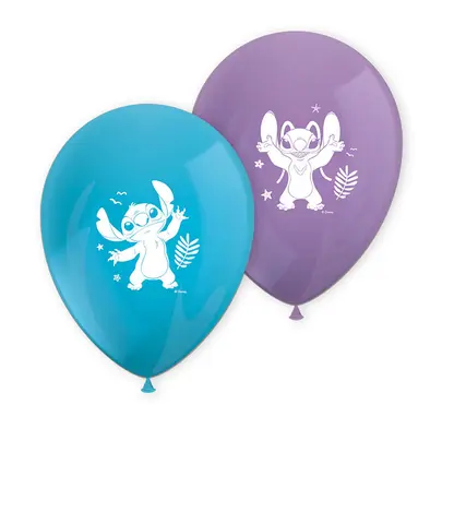 STITCH BALLONS IMPRIMÉS - 8 PCS