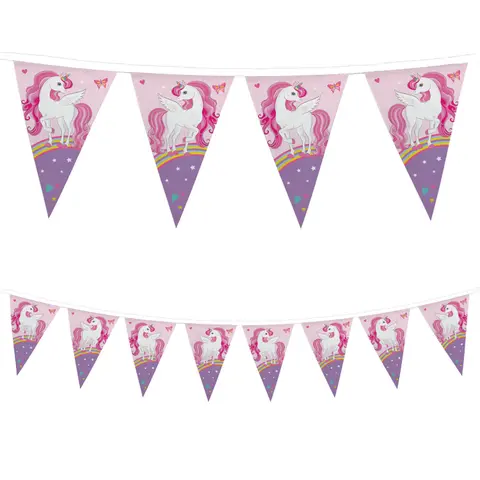 UNICORN GUIRLANDE DRAPEAUX  TR