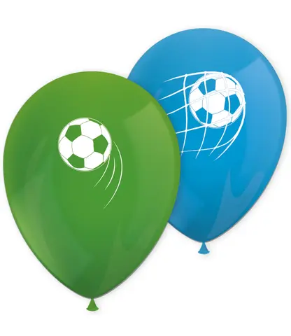 SOCCER FANS BALLONS IMPRIMÉS 8pcs