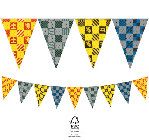 HARRY POTTER GUIRLANDE DRAPEAUX 1pc