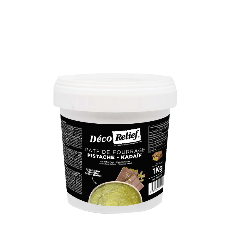 Pistachio-Kadaïf Filling Paste for Dubai Chocolate 1Kg