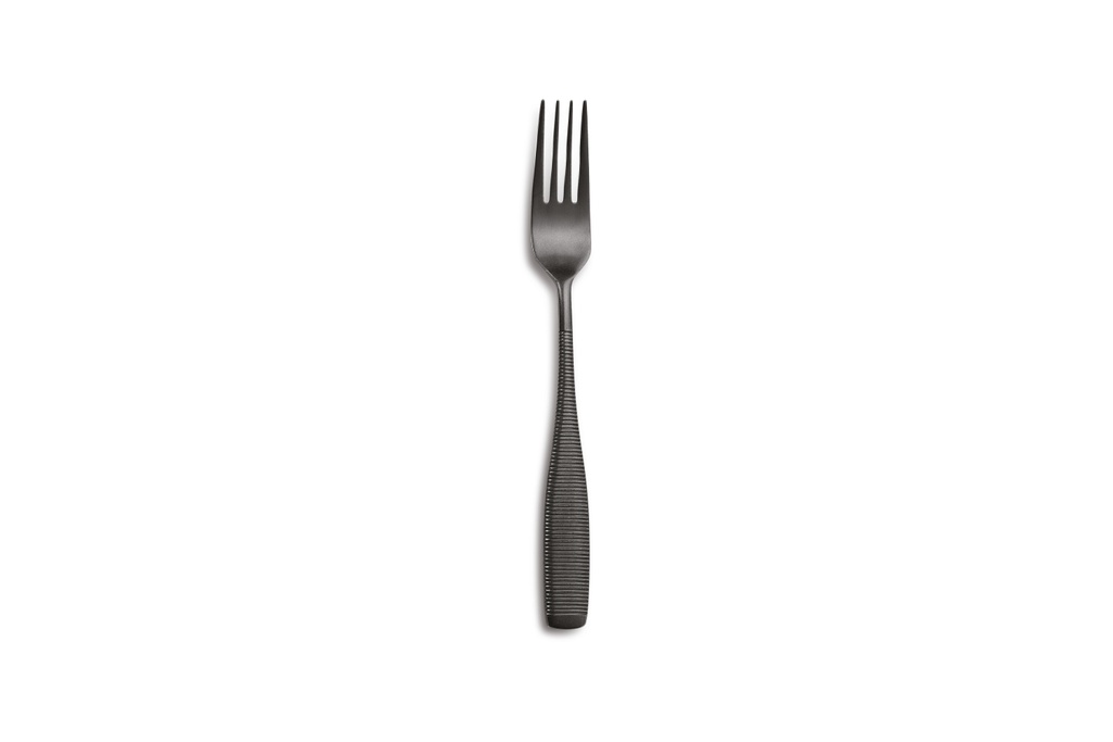 COMAS BLACK FLEUR DE LYS TABLE FORK
