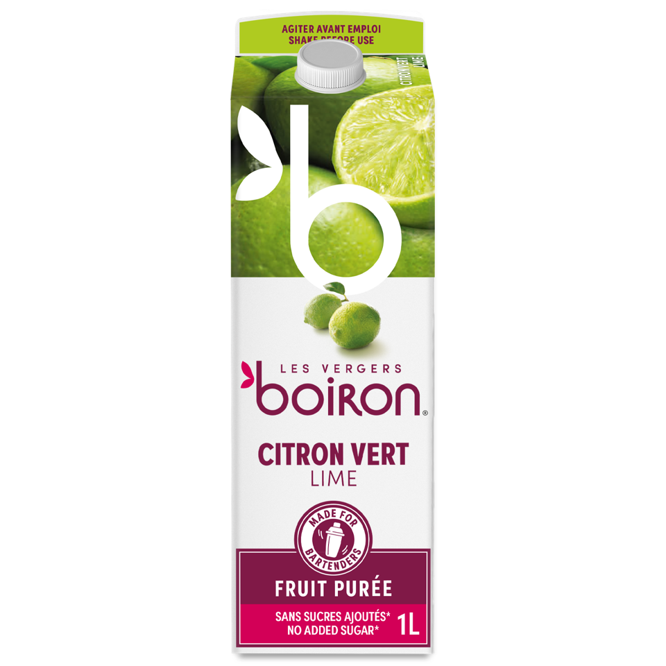 BOIRON PUREE DE CITRON VERT PASTEURISEE 100% 1L