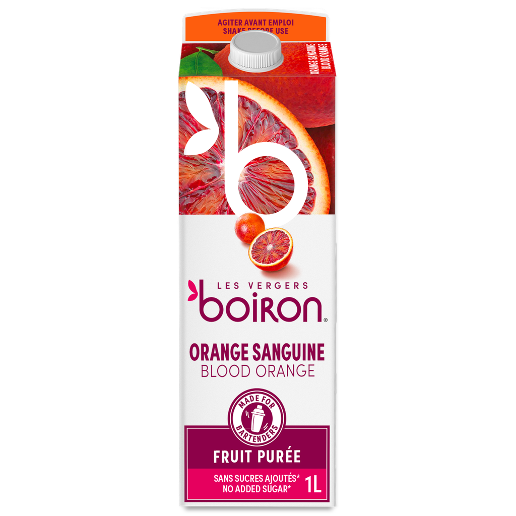 BOIRON PUREE D'ORANGE SANGUINE PASTEURISEE 100% 1L