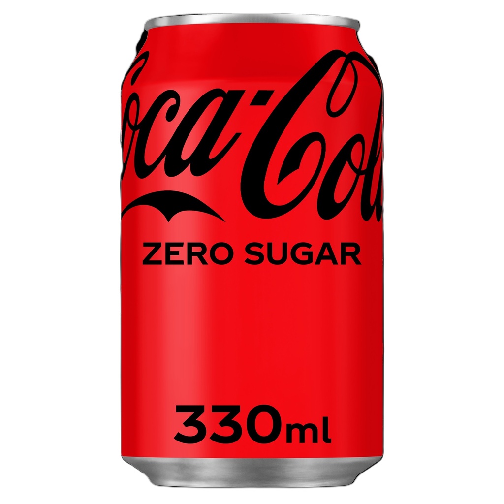DRINK *PROMOPACK* COCA COLA *ZERO* CAN *FAT* 24 X 33CL