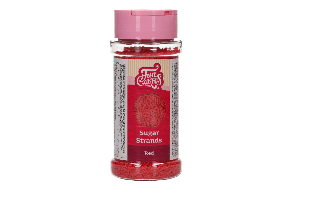 FunCakes Red Sugar Sprinkles 80 g