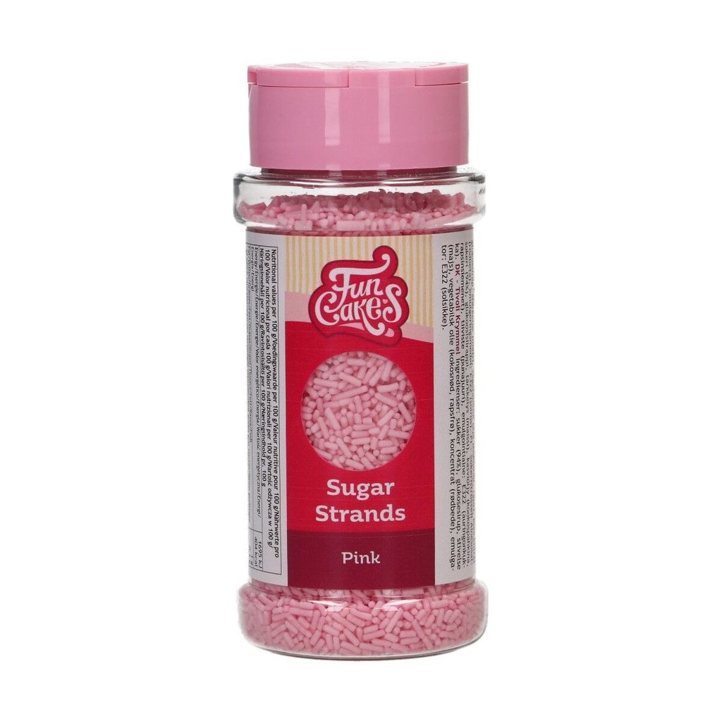 FunCakes Roze Suiker Vermicelli 80 g