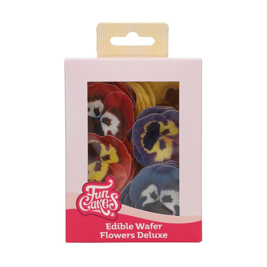 FunCakes fleurs azyme Pensée Mix 5cm 30 pces