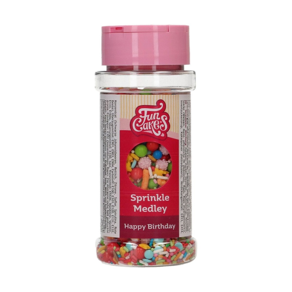 FunCakes Sprinkle Mix - Happy Birthday 65g