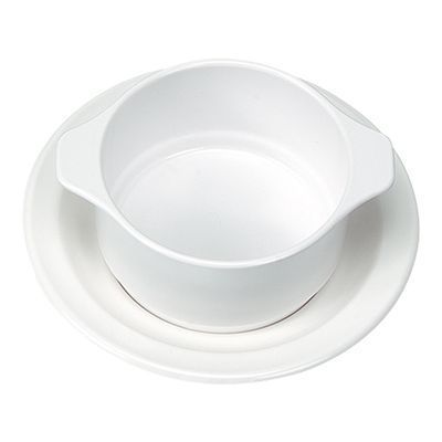 WACA BOL MELAMINE 35CL BLANC 11XH5.7CM 2 TENONS MODELE DROIT - 1864-70