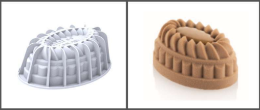 SILIKOMART VORM OVAAL 176X104 H 60 MM "VOL HART" 665ML